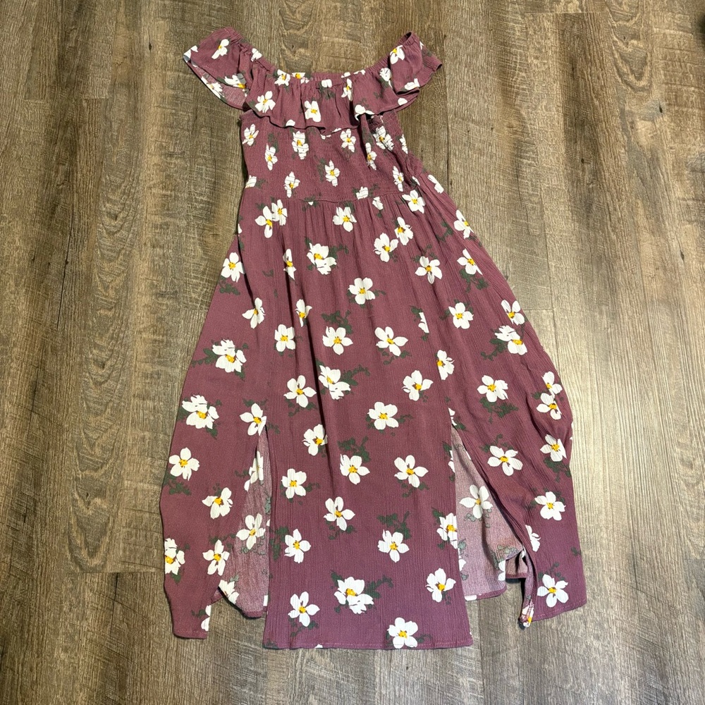 Aeropostale size small pink floral Sundress smocked top - Picture 5 of 5